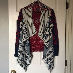 Cute open front sweater